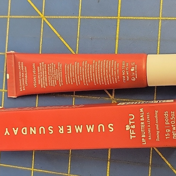 Summer Sunday TFTU Moisturizing Lip Balm 100% Vegan Lip Mask 15g - Picture 12 of 12